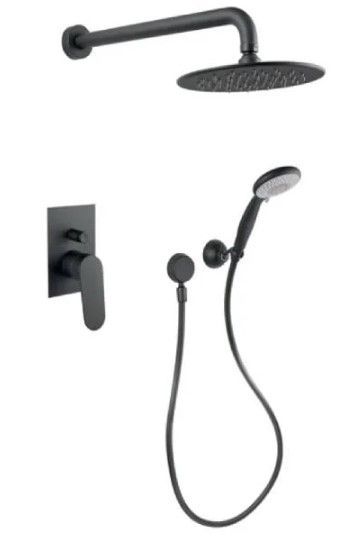 ΜΠΑΤΑΡΙΑ ΛΟΥΤΡΟΥ KEVON ΕΝΤΟΙΧΙΖΟΜΕΝΗ 2 ΕΞΟΔΩΝ ΠΛΗΡΗΣ ΜΑΥΡΗ ΜΑΤ FIORE