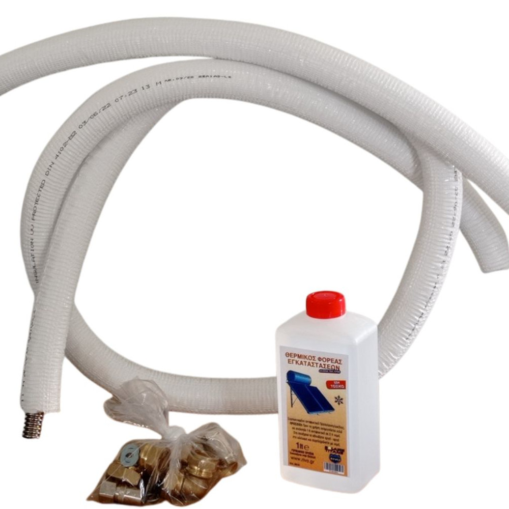 ΣΕΤ ΕΞΑΡΤΗΜΑΤΩΝ ΗΛΙΑΚΟΥ ΘΕΡΜΟΣΙΦΩΝΑ SL-150T ΚΑΙ SL-200T ΜΕ 2 ΣΥΛΛΕΚΤΕΣ 1,50m² LIBERTY