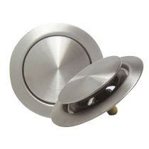 ΤΑΠΑ ΔΑΠΕΔΟΥ POP UP Ø120 INOX ΓΥΑΛΙΣΤΕΡΗ