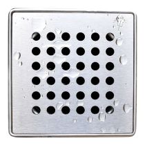 ΣΧΑΡΑΚΙ ARTEMIS 120x120mm ΙΝΟΧ ΜΕ ΠΛΑΙΣΙΟ POSEIDON