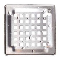 ΣΧΑΡΑΚΙ ΑΤΗΕΝΑ MINIMAL 120x120mm ΙΝΟΧ ΜΕ ΠΛΑΙΣΙΟ POSEIDON