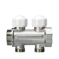 ΚΟΛΛΕΚΤΕΡ 2 ΠΑΡΟΧΩΝ 1 1/4" EUROCONO ΜΕ ΡΥΘΜΙΣΤΙΚΗ ΒΑΛΒΙΔΑ - ΒΟΛΑΝ ΑΠΛΟ ABS EVO MAX CHERBROS