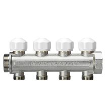 ΚΟΛΛΕΚΤΕΡ 4 ΠΑΡΟΧΩΝ 1 1/4" EUROCONO ΜΕ ΡΥΘΜΙΣΤΙΚΗ ΒΑΛΒΙΔΑ - ΒΟΛΑΝ ΑΠΛΟ ABS EVO MAX CHERBROS