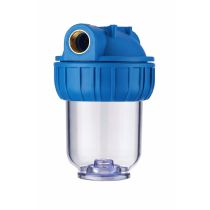 ΔΟΧΕΙΟ ΦΙΛΤΡΟΥ ΝΕΡΟΥ ΚΕΝΤΡΙΚΗΣ ΠΑΡΟΧΗΣ 3/4" ΔΙΑΦΑΝΟ 5" PURE VELUDA