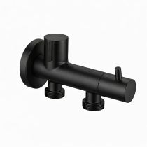 ΔΙΑΚΟΠΤΗΣ ΓΩΝΙΑΚΟΣ 2 ΕΞΟΔΩΝ ΜΑΥΡΟ ΜΑΤ MIRO