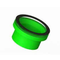 ΚΟΛΑΡΟ ΜΕ ΕΛΑΣΤΙΚΗ ΦΛΑΝΤΖΑ ΚΟΝΤΟ ΛΑΙΜΟ Ø160 SDR 11 PPRCT AQUAPLUS