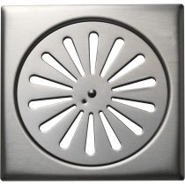 ΣΧΑΡΑΚΙ ΣΤΑΘΕΡΟ ΤΕΤΡΑΓΩΝΟ ΑΝΟΞΕΙΔΩΤΟ 120x120mm INOX ARCH DESIGN