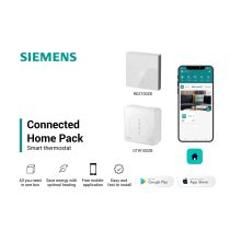 ΣΕΤ ΘΕΡΜΟΣΤΑΤΗΣ ΧΩΡΟΥ ΕΝΣΥΡΜΑΤΟΣ RDZ100ZB ΜΕ ΚΟΜΒΟ ΔΙΚΤΥΟΥ HUB GTW100ZB SIEMENS