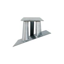 ΚΕΦΑΛΗ ΑΝΤΙΒΡΟΧΙΚΗ ΚΕΚΛΙΜΕΝΗ 45° Ø300 INOX STEEL FIRE 0,4mm