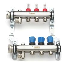 ΣΥΛΛΕΚΤΗΣ ΚΥΚΛΩΜΑΤΩΝ HKV-D AG 2 ΑΝΟΞΕΙΔΩΤΟΣ ΜΕ ΜΕΤΡΗΤΗ ΡΟΗΣ 380120-200 REHAU