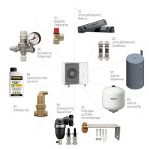 ΒΑΣΙΚΟ ΣΕΤ ΣΥΝΔΕΣΗΣ ΑΝΤΛΙΑΣ ΘΕΡΜΟΤΗΤΑΣ 40L