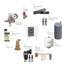 ΒΑΣΙΚΟ ΣΕΤ ΣΥΝΔΕΣΗΣ ΑΝΤΛΙΑΣ ΘΕΡΜΟΤΗΤΑΣ 60L